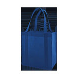 Non-Woven Blue Bag w/ Base 12" x 8" x 14"