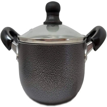 Dutch Oven w/ Glass Lid Heavy Duty Gray 4 qrt