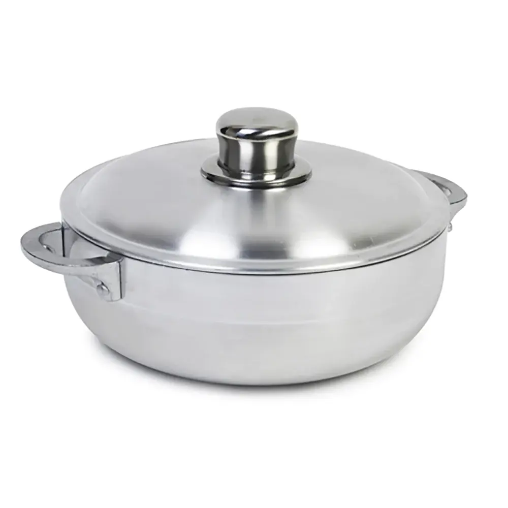 Imusa 8Qt Aluminum Stock Pot with Lid