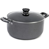 Wholesale Dutch Oven 8qt Gray with Glass Lid Premium quality for cooking Mexmax INC.