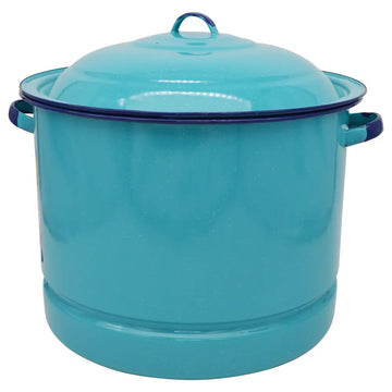 Cinsa Steamer Pot Turquoise 34 qrt