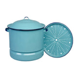 Cinsa Steamer Pot Turquoise 34 qrt - Case - 1 Units