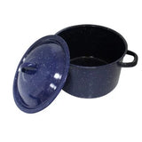 Imusa Stock Pot Blue Enamel 4 qrt