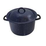 Imusa Stock Pot Blue Enamel 4 qrt