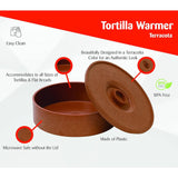 Wholesale Imusa Tortilla Warmer 8" (9") - Keep tortillas warm for modern Mexican groceries at Mexmax INC.