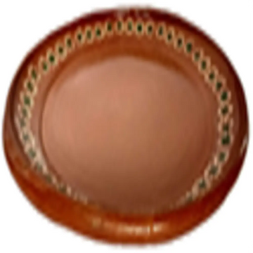 Round Plate/ Plato De Barro 10.5"