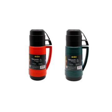 Drink Flask Vacuum Asst. Green, Red, Black 1 L