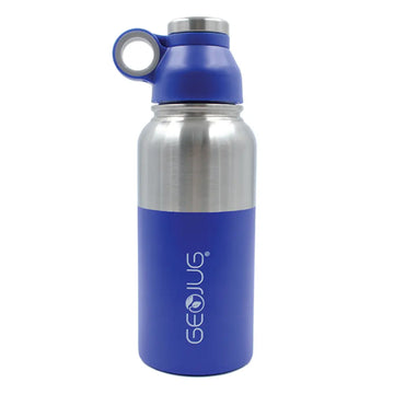 Beverage Thermos Vacuum Insulated Blue 32 oz