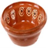 Wholesale 7.5 Deep Clay Bowl Traditional style Mexmax INC your Mexican grocery source for quality essentials.