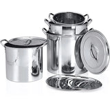 Wholesale Imusa SS Stock Pot(8,12,16,20 qrt) Elevate your kitchen with quality cookware from Mexmax INC.