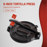 Victoria Tortilla Press 8" Cast Iron - Buy Wholesale at Mexmax INC.