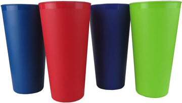 Plastic Drinking Cup Asst. Colors  32 oz