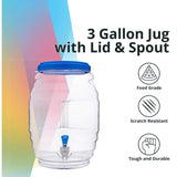 Wholesale Champs Plastic 3gl Jar W/Spout Blue - Convenient storage at Mexmax INC.