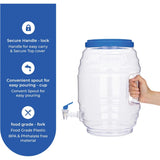 Wholesale Champs Plastic 3gl Jar W/Spout Blue - Convenient storage at Mexmax INC.