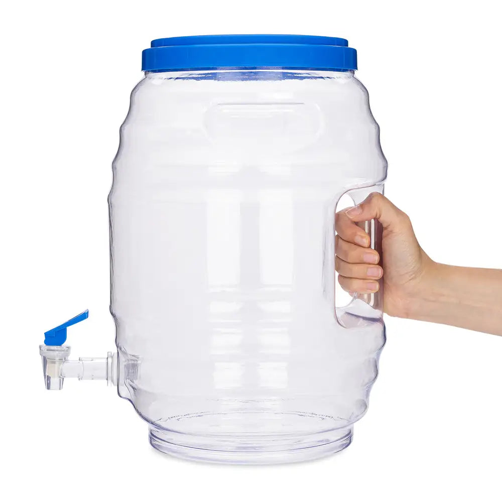Champs Plastic 3gl Jar W/Spout Blue - Case - 4 Units