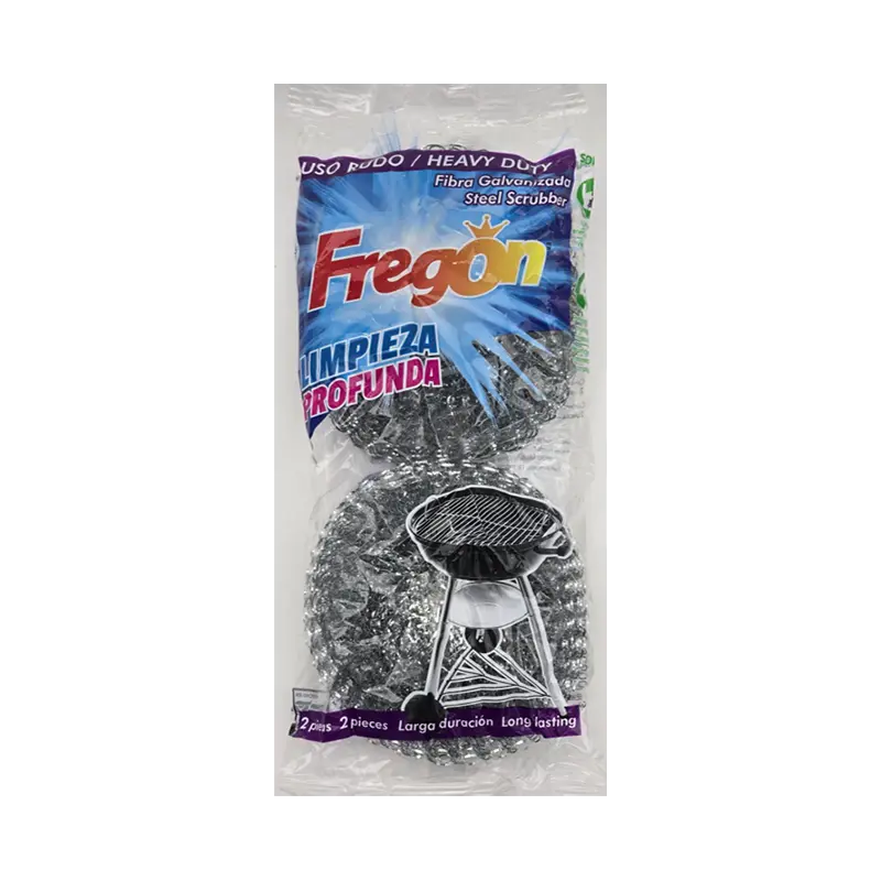 Fregon Fregon Galvanized Steel Scrubber (peg) 2 pk