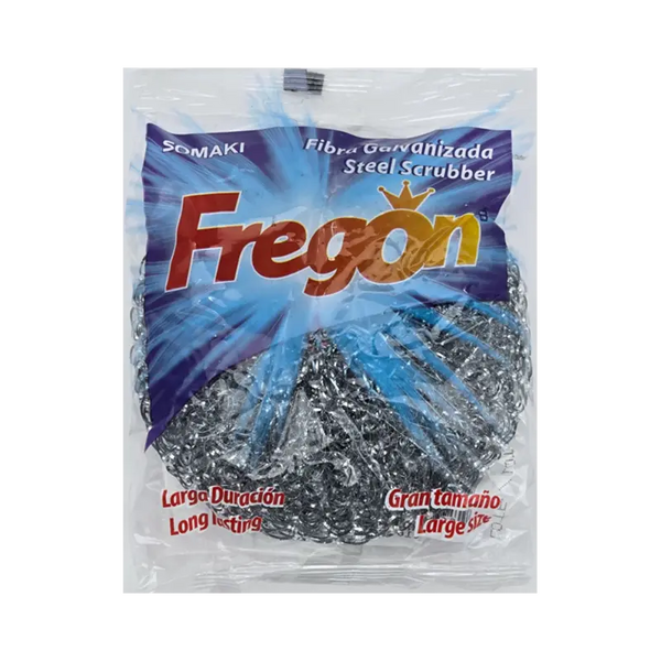 Fregon Jumbo Galvanized Steel Scrubber (peg) - 1 ct