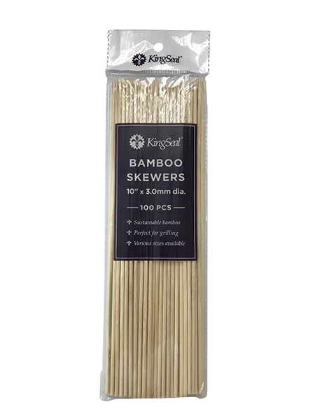 Wholesale 10" Bamboo Skewers 100pc - Authentic Mexican Groceries from Mexmax INC.