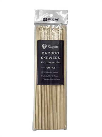 Bamboo Skewers 100 pc 10"