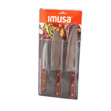 Imusa S/S  3pc Knife Set 5", 7", 8"