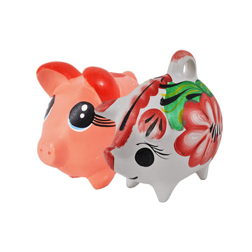 La Mexicana Piggy Bank/ Alcancia Cochinito Asst Styles 9" x 8"