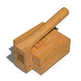 Mini Wooden Tortilla Presser Toy in a Poly Bag Mini - Case - 6 Units