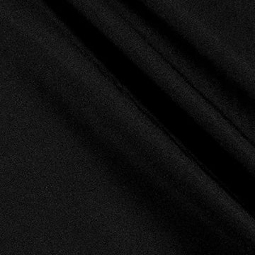 Black Polyester Poplin Fabric - 58"/60" width - 10 Yards