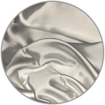 White Medium Satin Fabric - 58"/60" width - 10 Yards