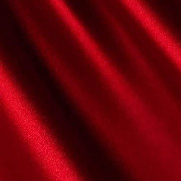 Red Medium Satin Fabric - 58"/60" width - 10 Yards