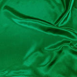 Wholesale Medium Satin Fabric - Green Flag - 58"/60" Width - Mexmax INC