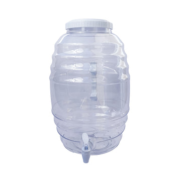 Champs Plastic Jar Vitrolero White Spout and Side Handle 3 gal