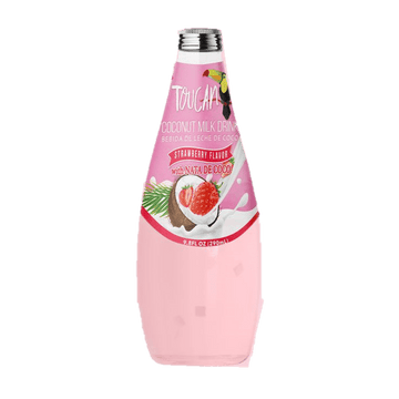 Toucan Coconut Milk with Nata de Coco Strawberry - 9.8 oz