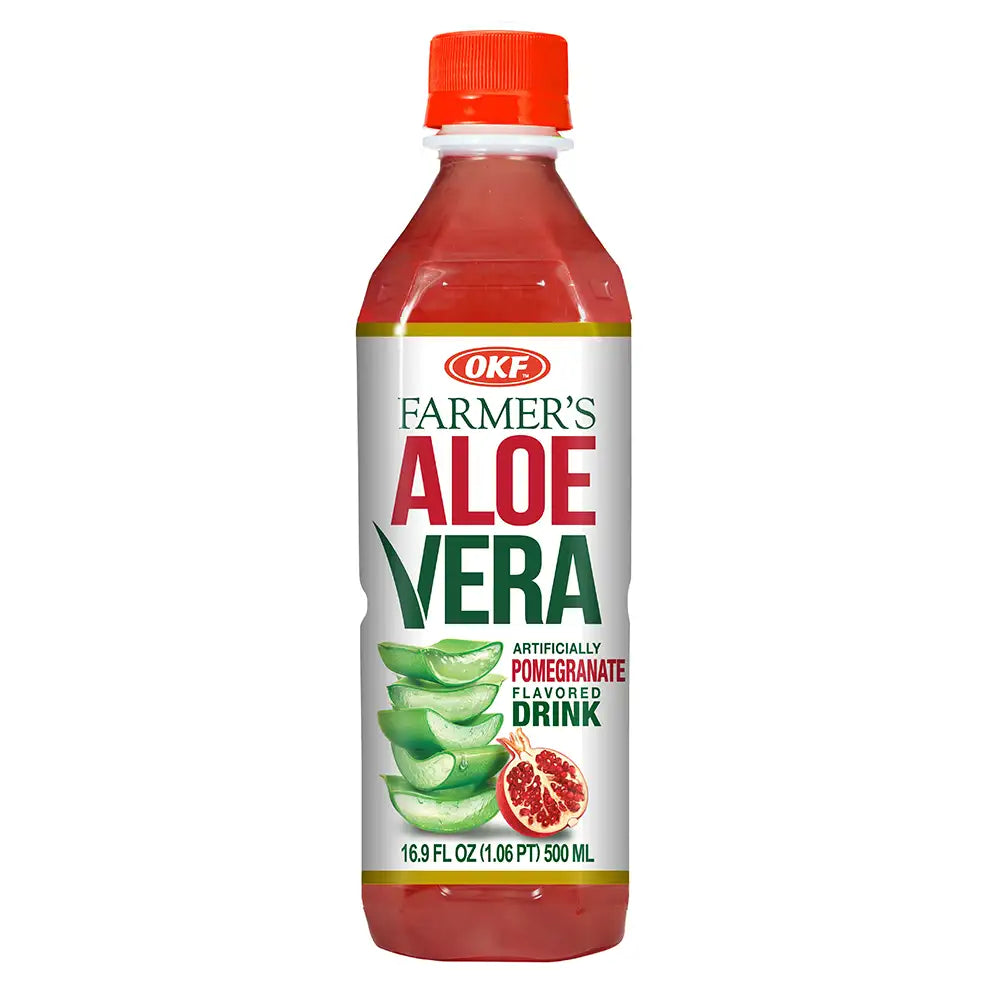 Okf Aloe Vera Drink Pomegranate - Case - 20 Units