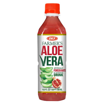 Okf Aloe Vera Drink Pomegranate 16.9 oz