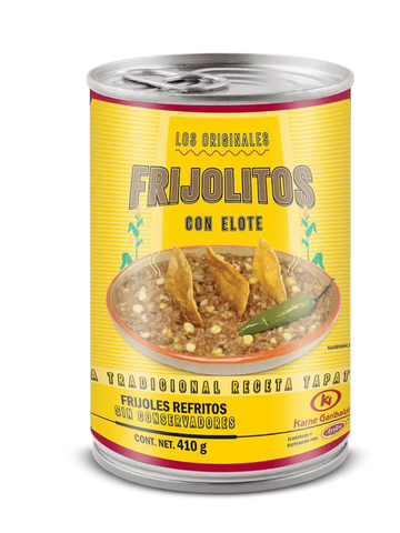 Aviles Karne Garibaldi Refried Beans with Corn 14.5 oz