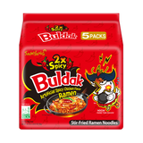 Buldak 2X Spicy Hot Chicken Ramen(5Pk) - 4.9 oz