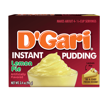 D'Gari Instant Lemon Pie Pudding 3.4 oz