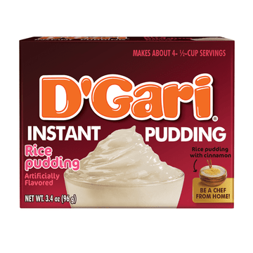 D'Gari Instant Rice Pudding 3.4 oz