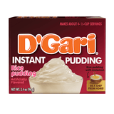 D'Gari Instant Rice Pudding 3.4 oz - Case - 24 Units