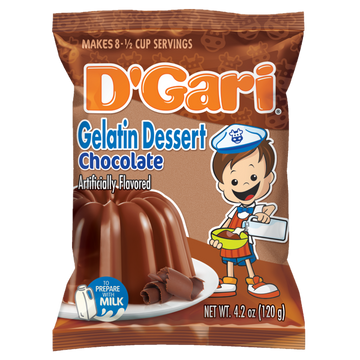 D'Gari Gelatin Chocolate Milk 4.2 oz