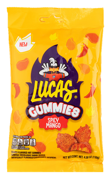 Lucas Gummies Spicy Mango 4.59 oz