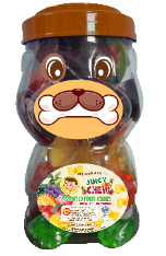 Josh Bosh Fruit Jelly Animal Jar Doggy Asst Piggy Bank 34 ct