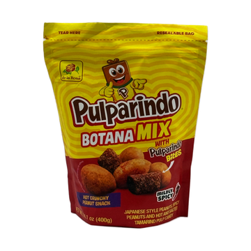 De la Rosa Pulparindo Botana Mix Midly Spicy (Yellow) - 14.1 oz
