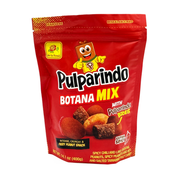 De la Rosa Pulparindo Botana Mix Extra Spicy (Red) - 14.1 oz
