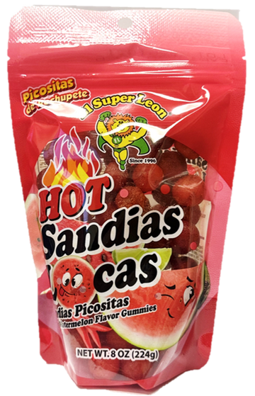 El Super Leon Sandia Locas Picositas Stand Up 8 oz