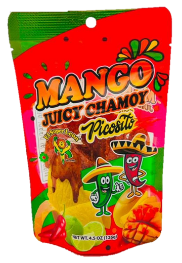 El Super Leon Mango Juicy Chamoy Stand Up 8 oz