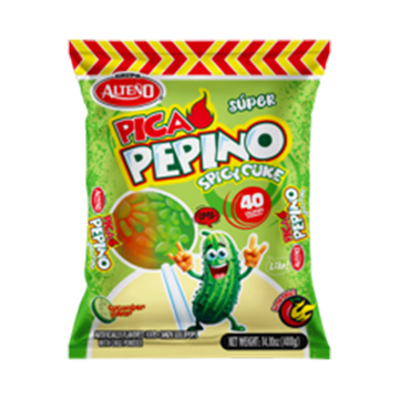 Alteno Super Pica Pepino Lollipop - 40ct