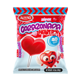 Alteno Super Corazonada Hearty Pop Lollipop - 40ct