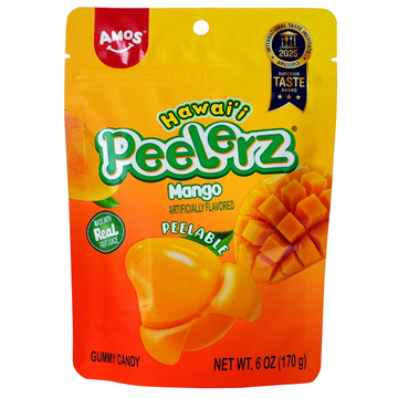 Amos Peelerz Gummy Peelable Mango 6 oz