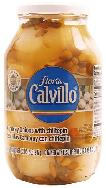 Flor de Calvillo Chiltepin w.Carrots-Peppers 32 oz